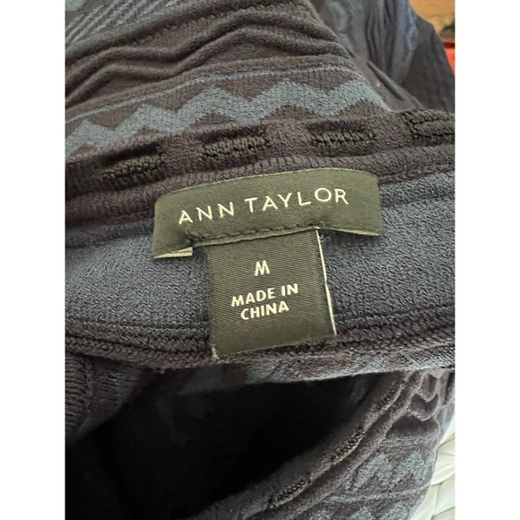 Ann Taylor stretchy dress size M blue - Picture 3 of 5
